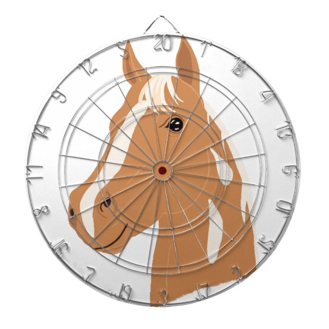 Cible De Fléchettes Red Flight le Cheval heureux (Devant)