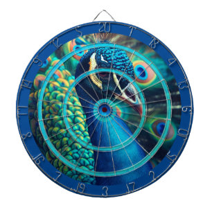 Cible De Fléchettes Réglementation du profil de paon