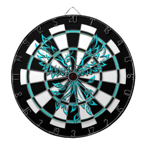 Cible De Fléchettes Réglementation turquoise Blue and Black Phoenix Ri