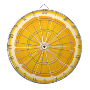 Cible De Fléchettes Relever le défi de la tranche orange