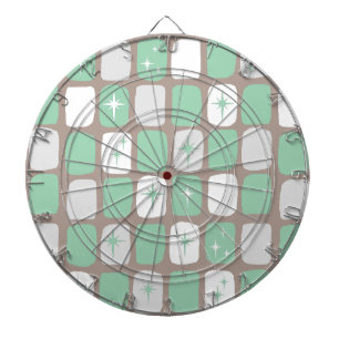 Cible de flechettes Retro Jade Starbursts