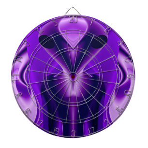 Cible De Fléchettes Rêves arc-en-ciel violet 3D, Alien