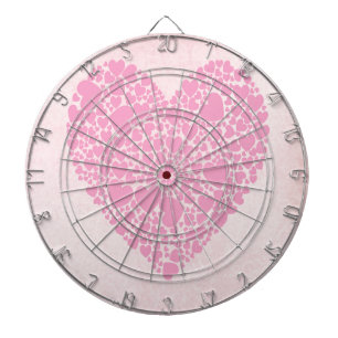 Cible De Fléchettes Rose
