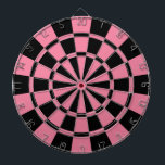 Cible De Fléchettes Rose et noir<br><div class="desc">Cible de flechettes rose et noire</div>