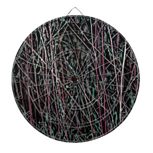 Cible De Fléchettes Roseaux multicolores en rose et vert