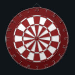 Cible De Fléchettes Rouge et blanc<br><div class="desc">Tableau de fléchettes rouge et blanc.</div>