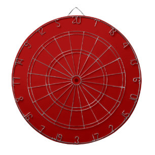 Cible De Fléchettes Rouge Pomme Bonbon Foncé Uni