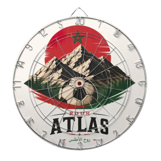 Cible De Fléchettes Rough ATLAS (Devant)