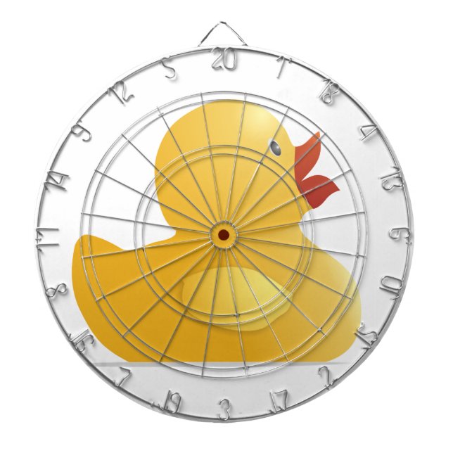 Cible De Fléchettes Rubberduck jaune (Devant)