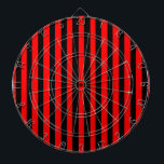Cible De Fléchettes Ruby Black<br><div class="desc">Ruby Black est un design simple de bandes noires et rouges qui convient à toutes les occasions et à tous les objets. Cette image est disponible sur une variété d'autres produits,  il suffit de cliquer sur le lien sous la photo près de "About this Design".</div>