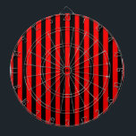 Cible De Fléchettes Ruby Black<br><div class="desc">Ruby Black est un design simple de bandes noires et rouges qui convient à toutes les occasions et à tous les objets. Cette image est disponible sur une variété d'autres produits,  il suffit de cliquer sur le lien sous la photo près de "About this Design".</div>