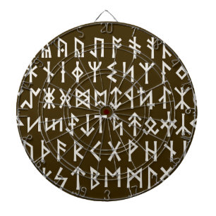 Cible De Fléchettes Runes Futhark anciens