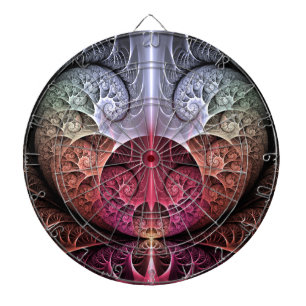 Cible De Fléchettes Rythme cardiaque, art fractal de fantaisie surréal