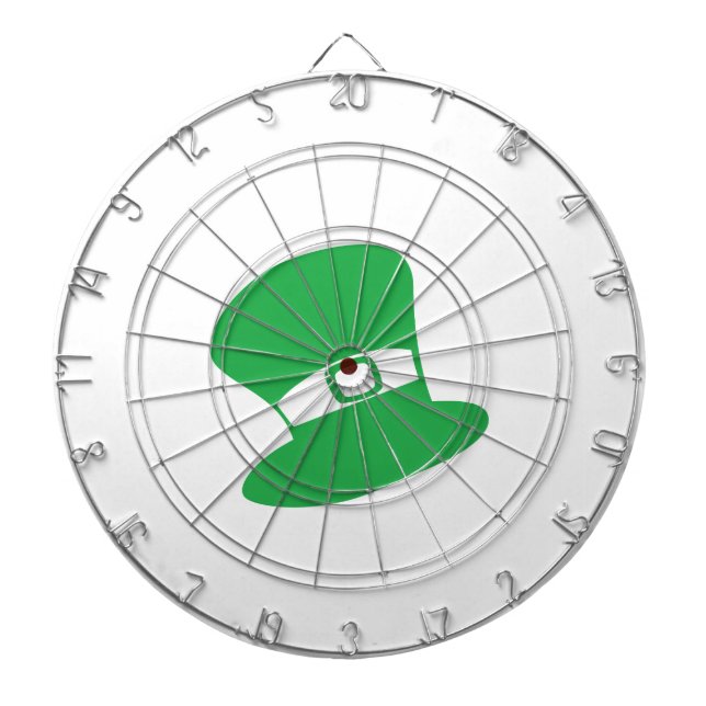 Cible De Fléchettes Saint Patrick's Day Casquette Metal Cage Dartboard (Devant)