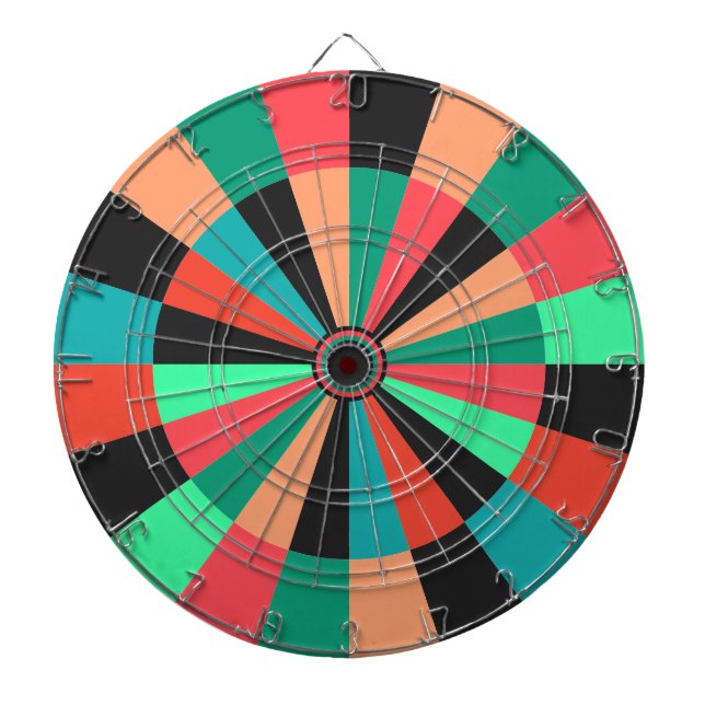 Cible De Fléchettes Salle de jeu aux couleurs vives ou Den Dartboard (Devant)