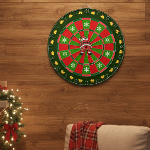 Cible De Fléchettes Santa Bullseye Noël