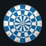 Cible De Fléchettes Sapphire Bleu Et Blanc<br><div class="desc">Cible de flechettes Bleue Et Blanche Sapphire</div>