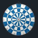 Cible De Fléchettes Sapphire Bleu Et Blanc<br><div class="desc">Cible de flechettes Bleue Et Blanche Sapphire</div>