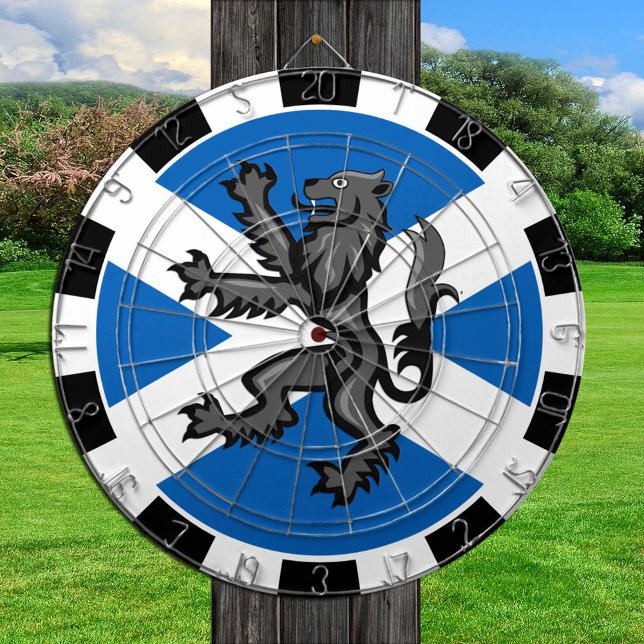 Cible De Fléchettes Scotland Dartboard & Rampant, Drapeaux / jeu (Créateur téléchargé)