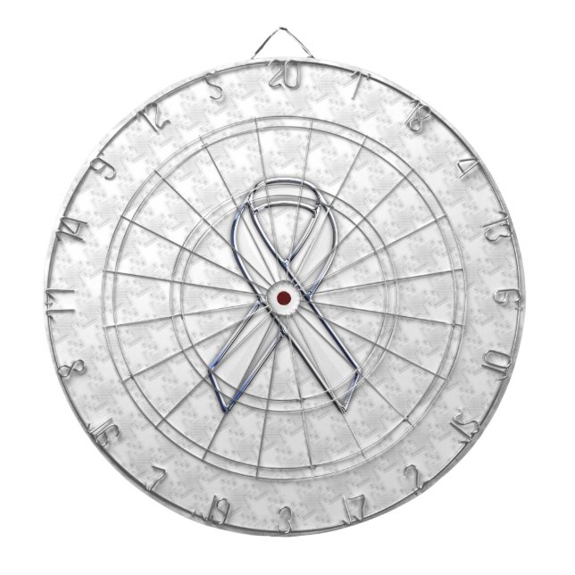 Cible De Fléchettes Sensibilisation au ruban blanc sur le socle imprim (Devant)