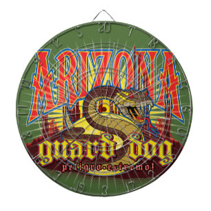 Cible De Fléchettes Serpent de l'Arizona sur Guard