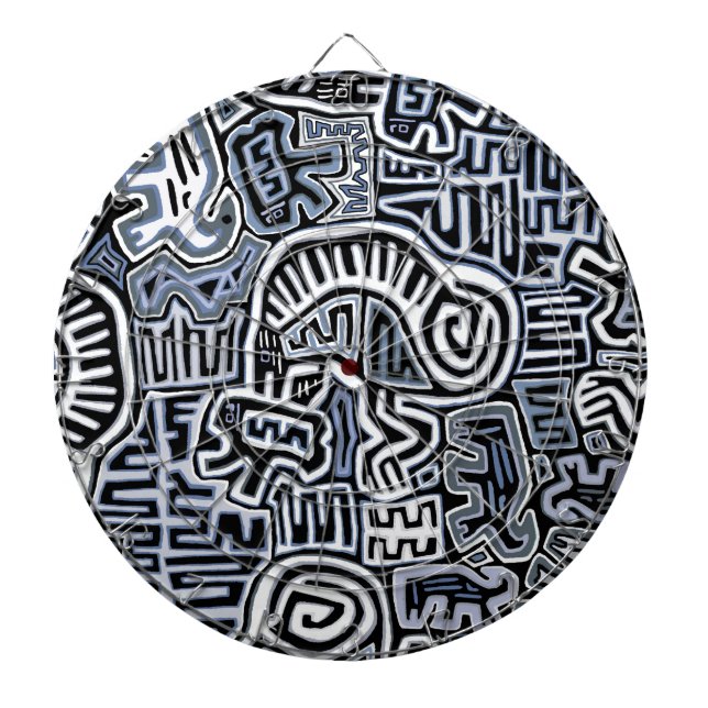 Cible De Fléchettes Shaman Peyote Ritual Mola (Devant)