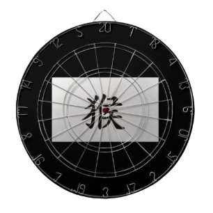 Cible De Fléchettes SIGNE Zodiaque chinois Singe noir