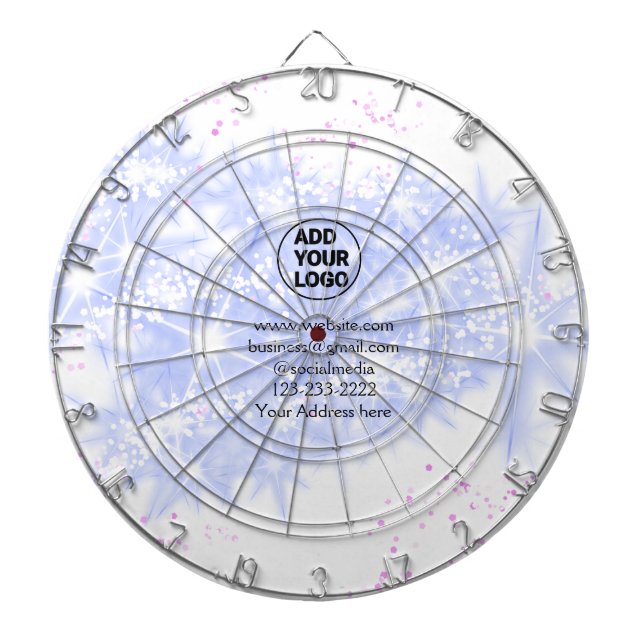 Cible De Fléchettes simple et minimal ajoutez votre logo/votre design  (Devant)