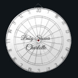 Cible De Fléchettes SIMPLE MINIMAL.CUTIE ADD NAME BABY baby shower Thr<br><div class="desc">Conception</div>