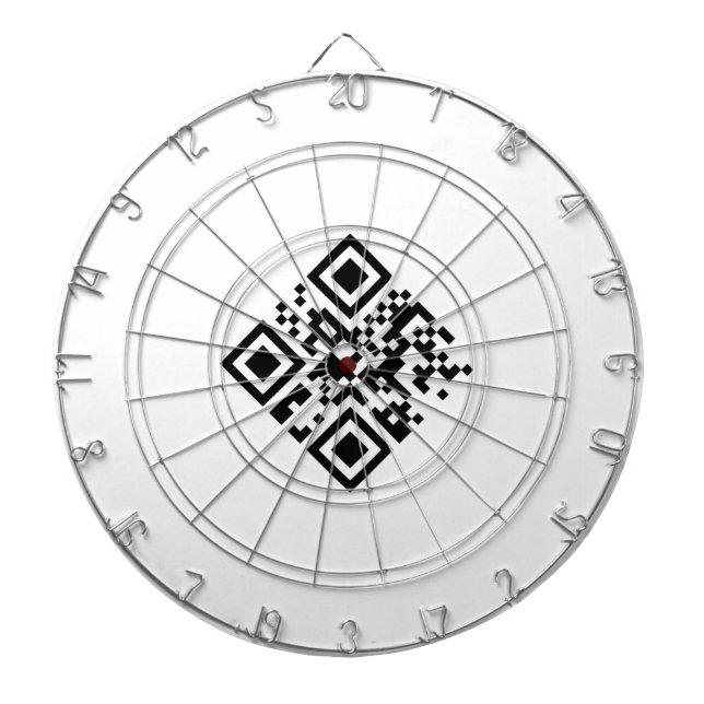 CIBLE DE FLÉCHETTES SIMPLE MINIMAL MODERN MONOGRAM ELEGANT STYLE CHIC  (Devant)