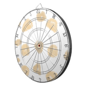 CIBLE DE FLÉCHETTES SIMPLE MODERNE MODERNE MONOGRAM ÉLÉGANT CHIC STYLE