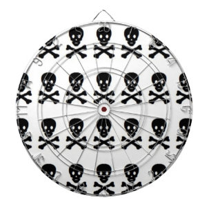 CIBLE DE FLÉCHETTES SKULL AND CROSSBONES