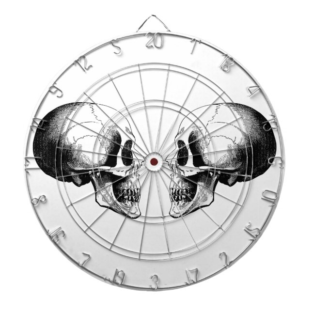 Cible De Fléchettes Skuls Metal Cage Dartboard (Devant)