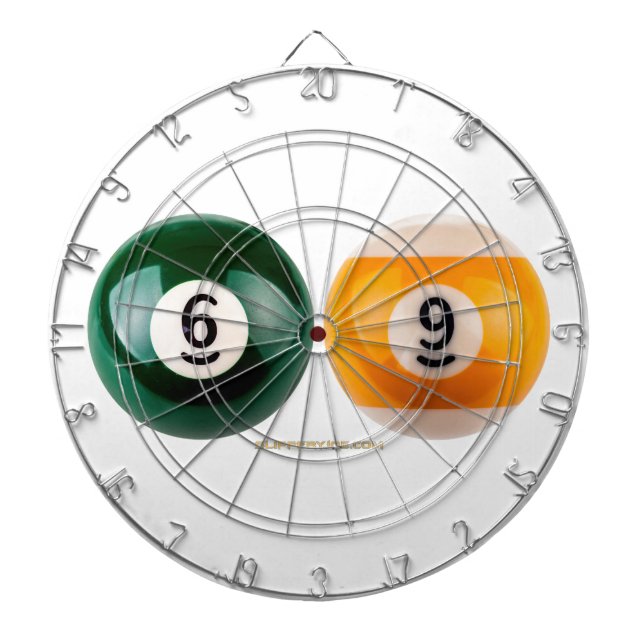 Cible De Fléchettes SlipperyJoe's 69 table de billard dur deux billiar (Devant)