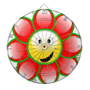 Cible De Fléchettes Smiley Sun