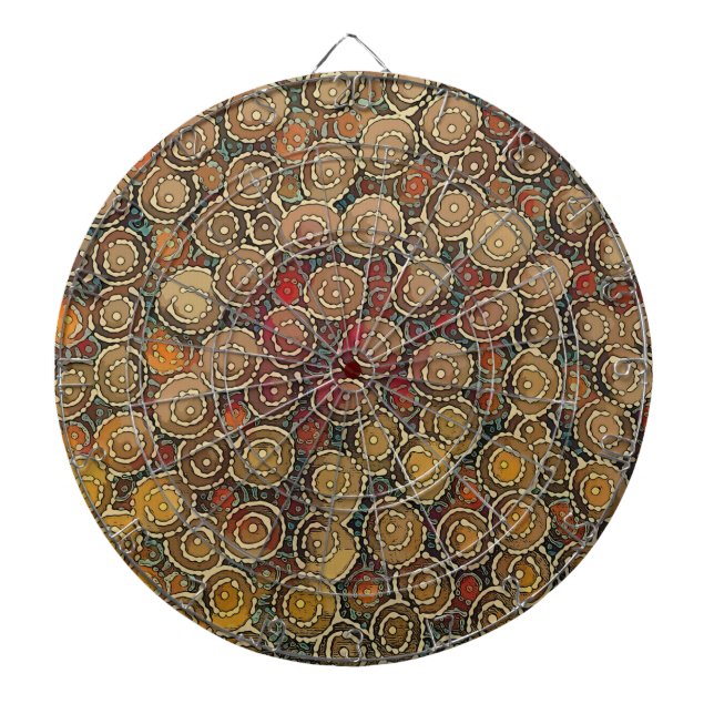 Cible De Fléchettes Soakage indigène en Ochre - le plus unique (Devant)