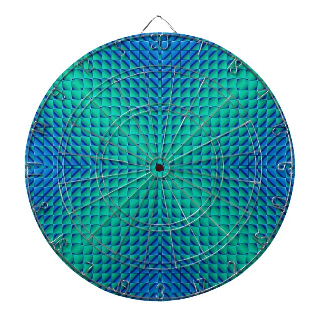 Cible De Fléchettes Sous le verre deux (Devant)