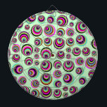 Cible De Fléchettes Spots psychiques colorés   votre arrière - plan &<br><div class="desc">Drôle Motif Design par EDDA Fröhlich / EDDArt | De base : Formes,  points,  pointes,  grilles géométriques uni ou colorées,  etc. pour les amateurs d'art | Vous manquez d'autres couleurs ou produits avec ce design ? N'hésitez pas à me contacter : contact@eddart.de</div>