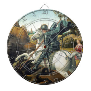 Cible De Fléchettes St George et le dragon