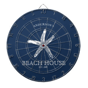 Cible De Fléchettes Starfish Beach House Nom de famille