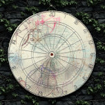 Cible De Fléchettes Steampunk victorien | Watercolor Grunge Pastel<br><div class="desc">90 Grunge, Tout Grandit ! Feminine, sophistiquée de l'époque victorienne shabby chic steampunk sans couture motif avec des engrenages dystopiques, vélo, crâne, hibou, télescope, et plus sur un doux romantique millénial rose grunge arrière - plan. Ce design abstrait vintage des années 1990 présente une palette magnifique qui ajoute une parfaite...</div>