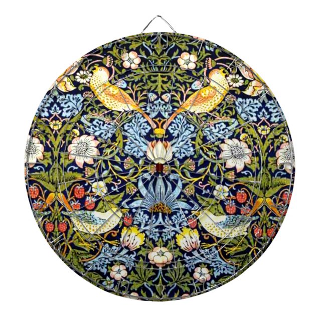 Cible De Fléchettes Strawberry Thief, célèbre motif, (Devant)