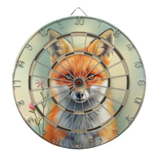 Cible De Fléchettes Striking Eyes of a Cunning Red Fox Regulation
