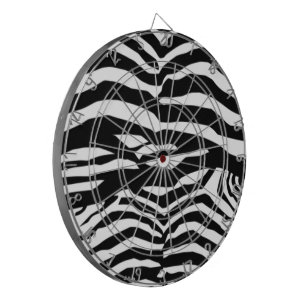 Cible De Fléchettes Stripes de Black And White