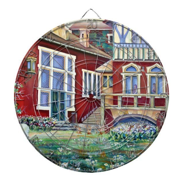 Cible De Fléchettes Suède, Paysage Traditionnel (Devant)