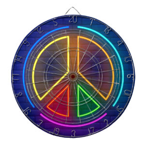 Cible De Fléchettes Symbole de la paix