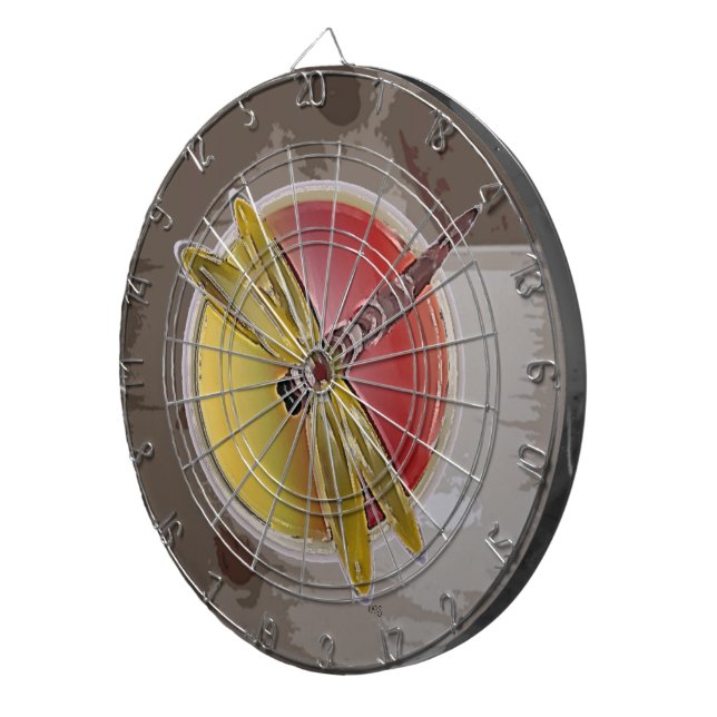 Cible De Fléchettes Symbole libellule (Devant droit)