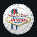 Cible De Fléchettes SYMBOLE RÉtro DE Las Vegas<br><div class="desc">SYMBOLE RÉtro DE Las Vegas</div>