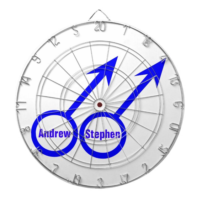 Cible De Fléchettes Table noire personnalisable pour les amateurs de g (Devant)