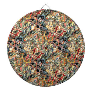 Cible De Fléchettes Tableau abstrait de fléchettes
